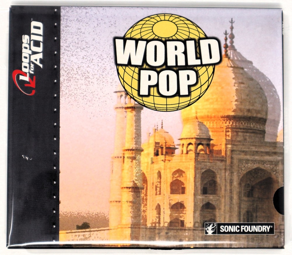 Sonic Foundry World Pop Loops For Acid Sample/Sound Library/Sampling CD