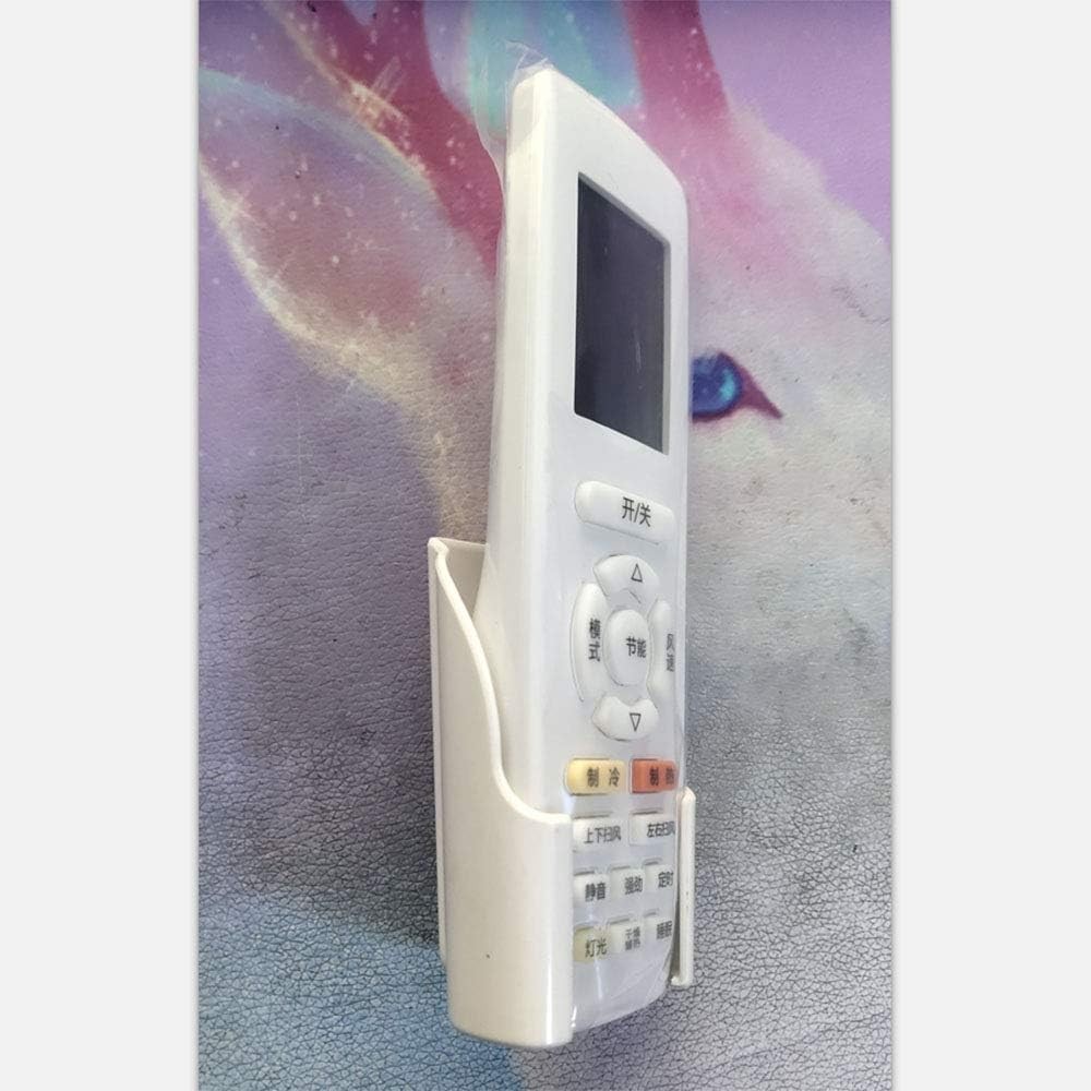 E-outstanding Remote Control Rack Holder White Wall-Mounted Organizer