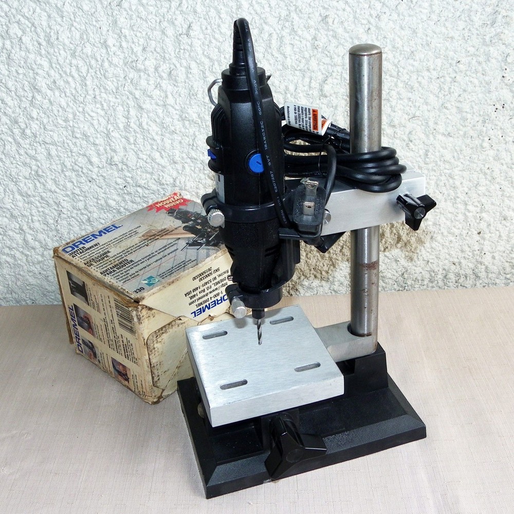 MINI ADJUSTABLE DRILL PRESS STAND DREMEL ROTARY TOOL WORK STATION