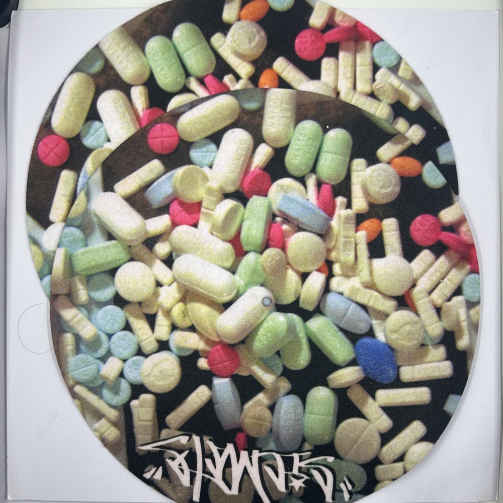 Pills Slipmats (Pair) For Djs