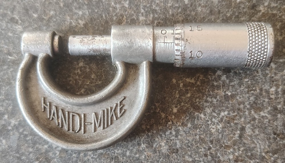 🗽 VINTAGE HANDI MICROMETER 0-.500 O.D.