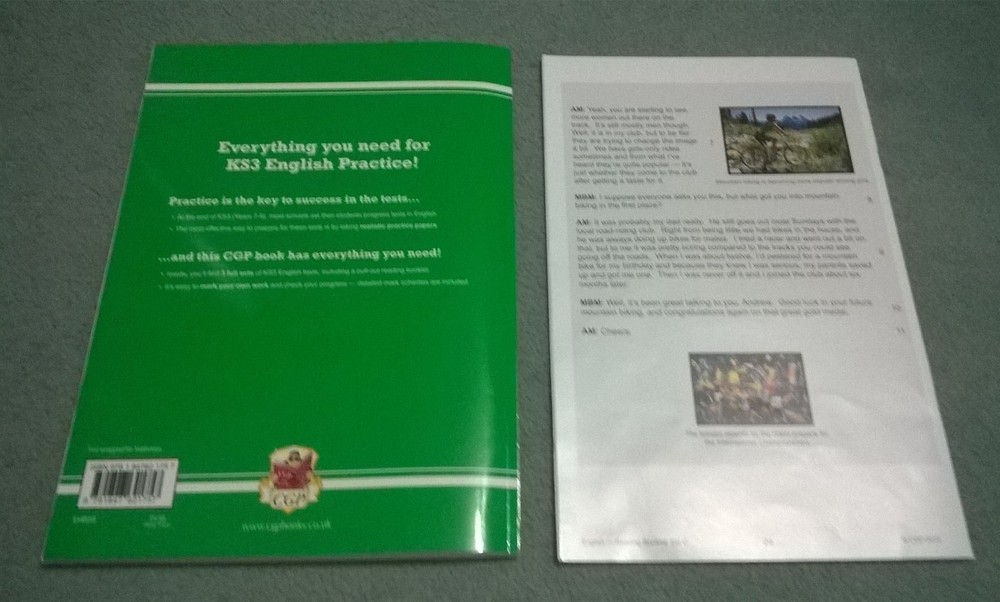 KS3 English The Practice Tests. CGP 2014 Paperback