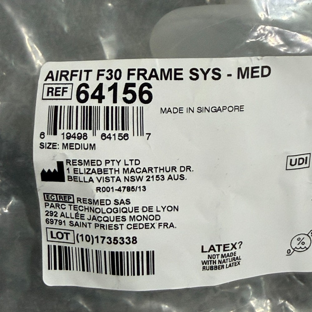 NEW | AIRFIT F30 Frame Sys-M/STD 64156