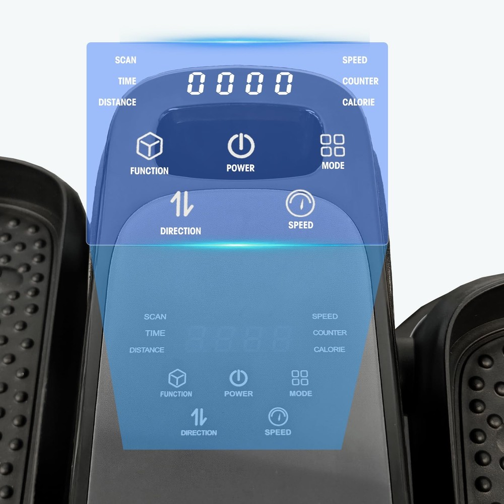 Under Desk Elliptical Machine,Leg Exerciser While Sitting for Seniors,Quiet &...