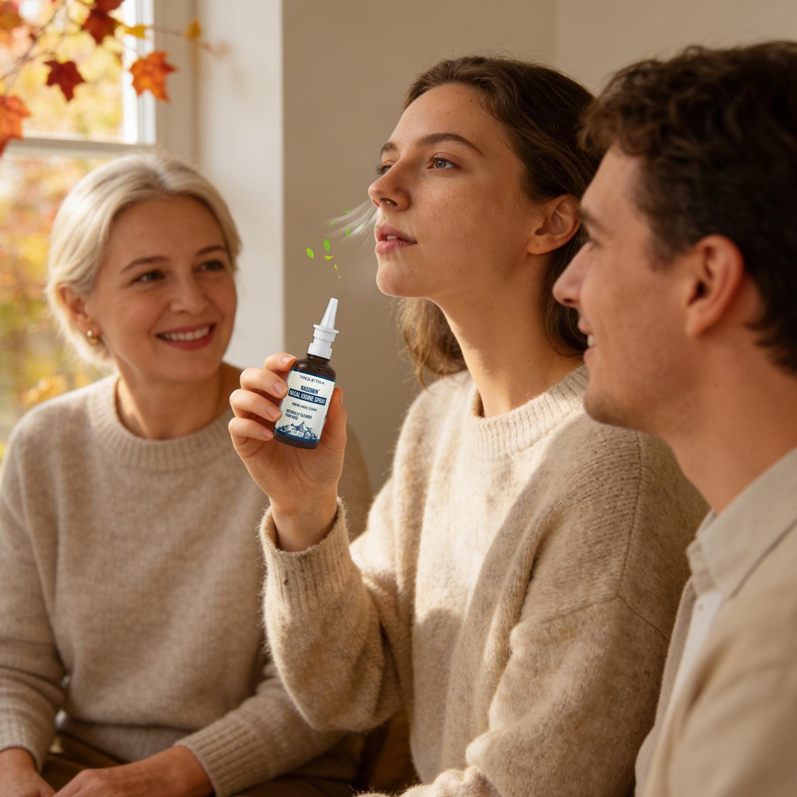 Nasomin Nasal Iodine – Nasal Cleanse– Neutralize Nose - Iodine + Fulvic Acid Ble