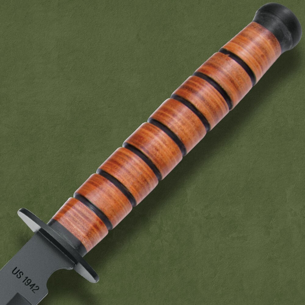 1942 US Combat Sword with Sheath | USMC Replica | Shoulder Strap | Overall 27.5"