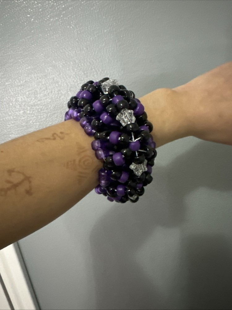 Handmade Large Kandi UFO Cuff
