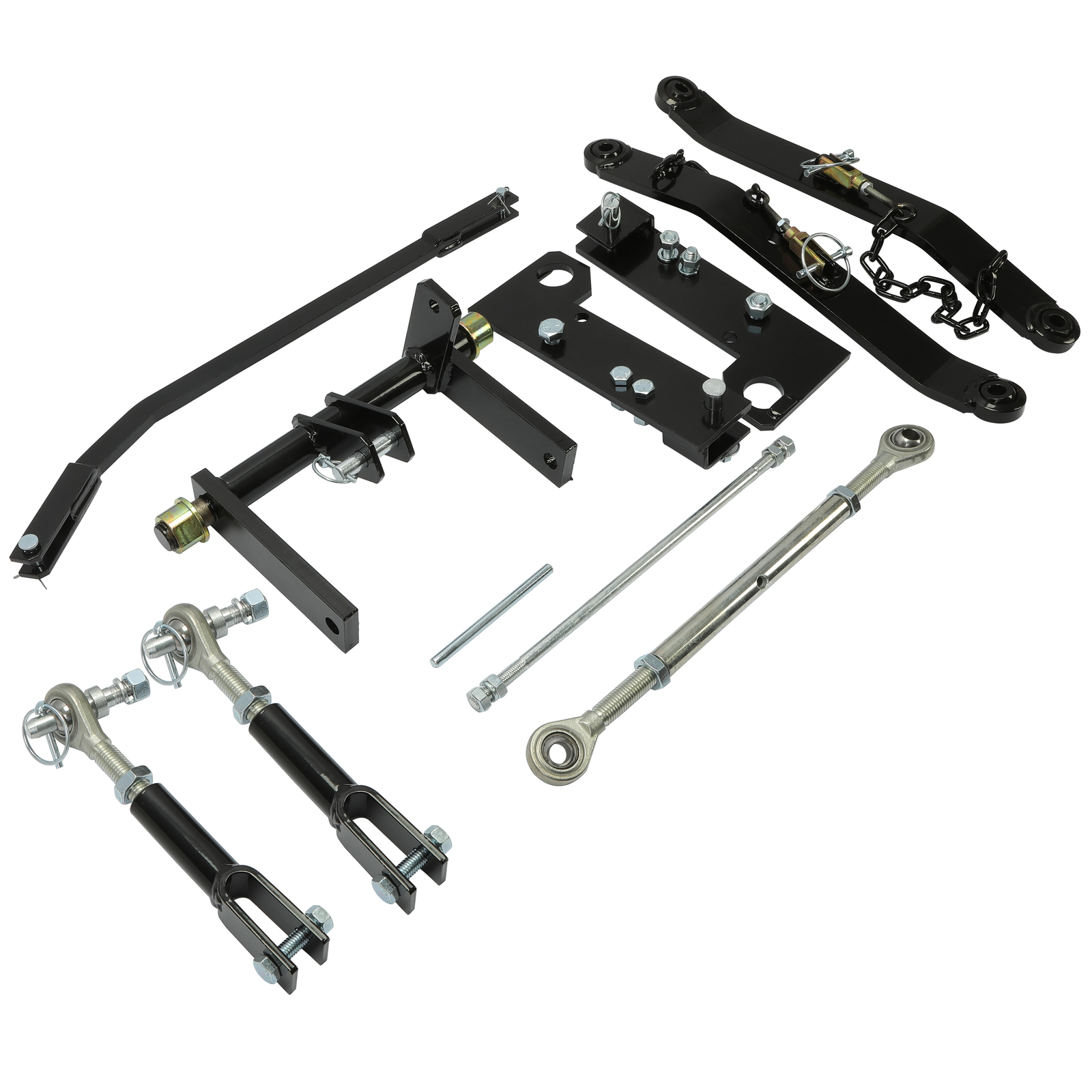 Steel 3 Point Hitch Kit For John Deere 140 300 317 W/Closed Frame Receiver Hook