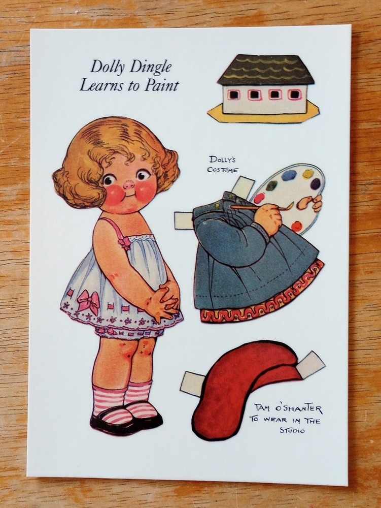 Vintage 1984 Grace G. Drayton’s Dolly Dingle 16 Reproduction Postcards