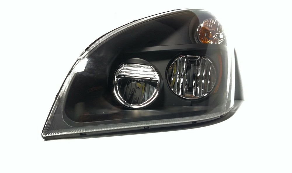 Pair LED "Blackout" Headlights for 2008-2017 Freightliner Cascadia