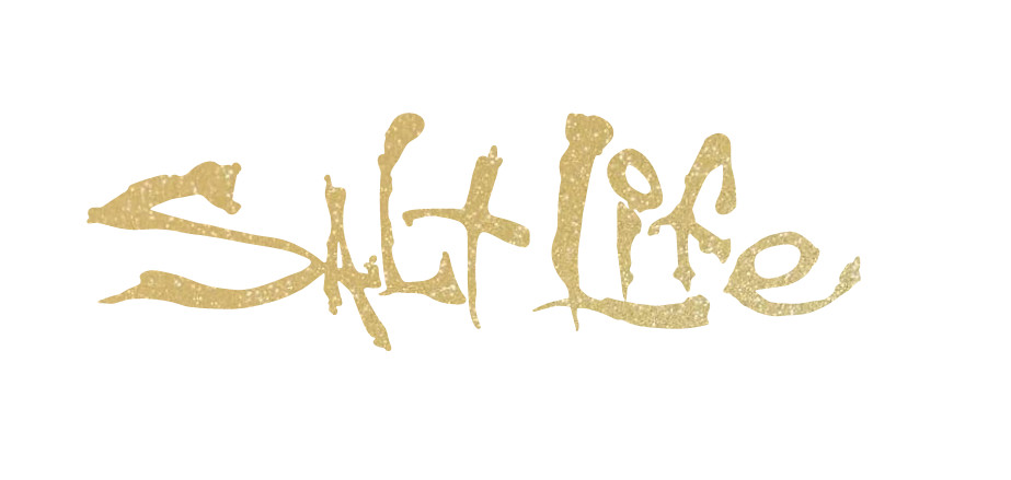 Salt Life Signature - CHOOSE Size & Color - Vinyl Decal Sticker - FREE S/H