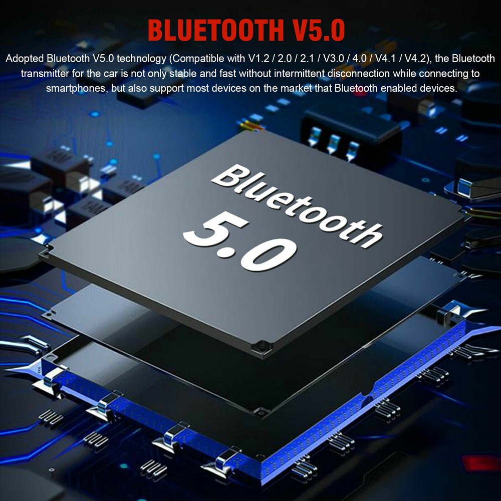 Bluetooth FM Transmitter MP3 Player for CAR Adapter Kit USB Charger Wireless