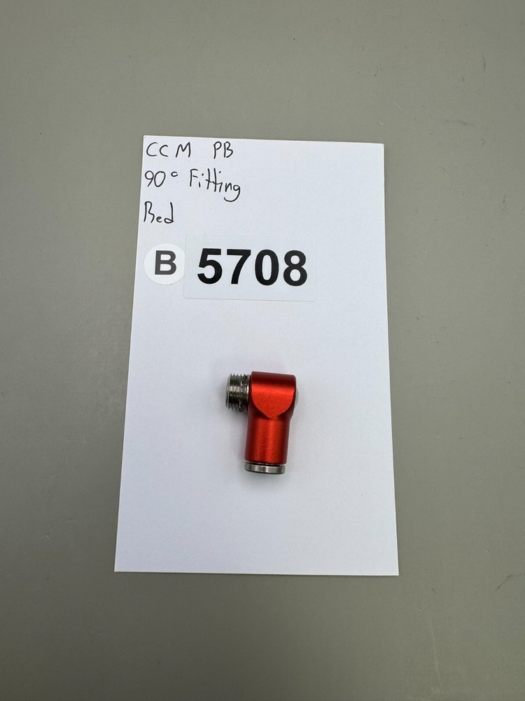 CCM PB 90° Fitting-Red