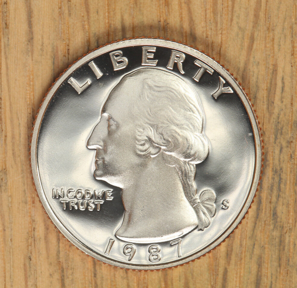 1987 S Washington Quarter Clad 25¢ - Gem Proof