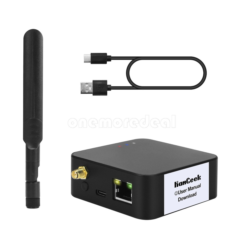 HamGeek HMG-01 Plus POE Universal ZigBee Gateway Coordinator+USB data Cable