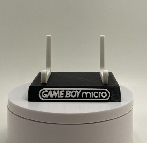 Game Boy Micro Display/Stand/Holder - DISPLAY ONLY (Customize Colors)