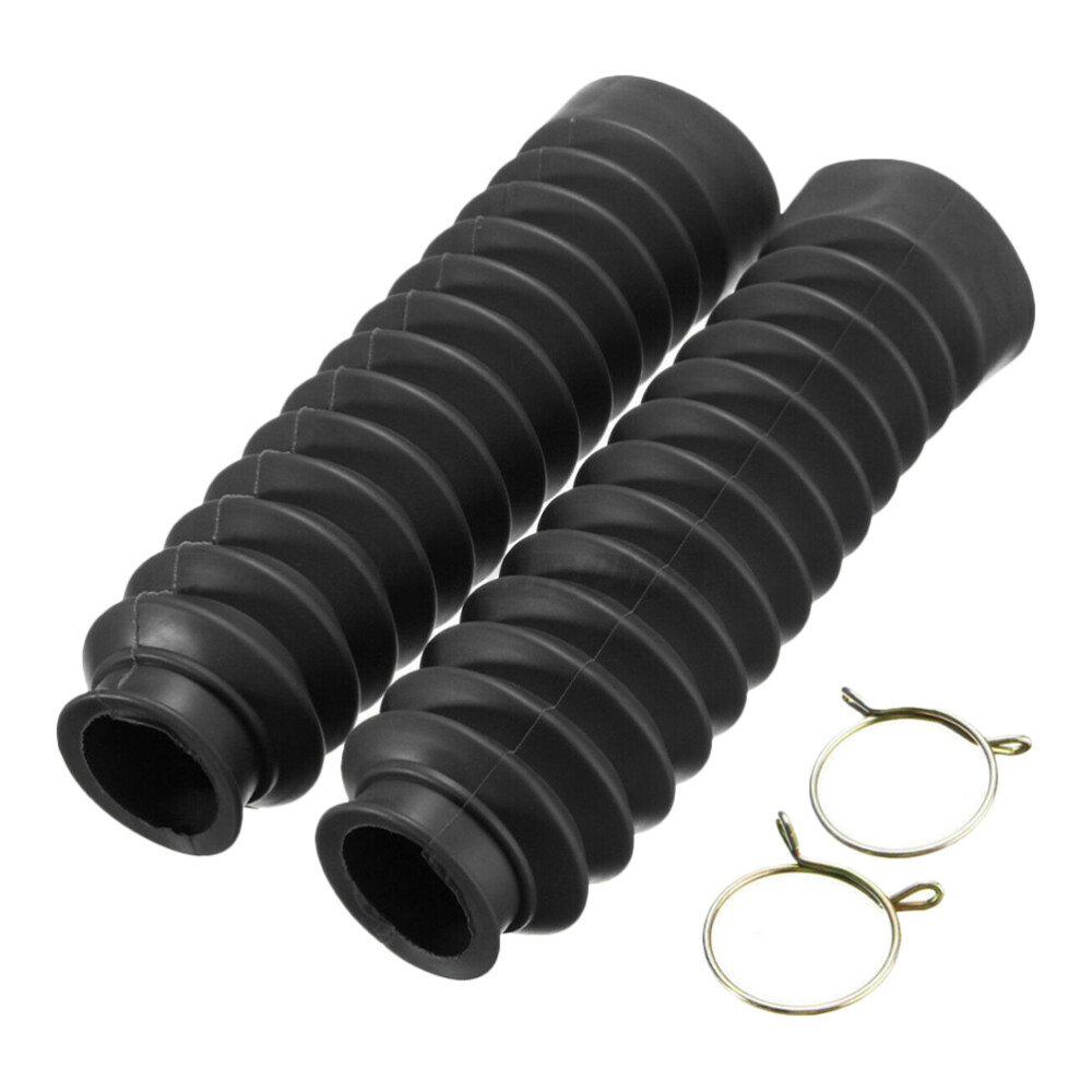 2pcs Front Fork Shock Absorber Covers Dust Protector Sleeves for Motorcycle
