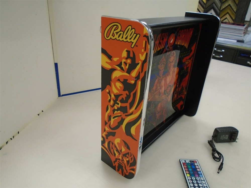 Bally Flash Gordon Pinball Head LED Display light box