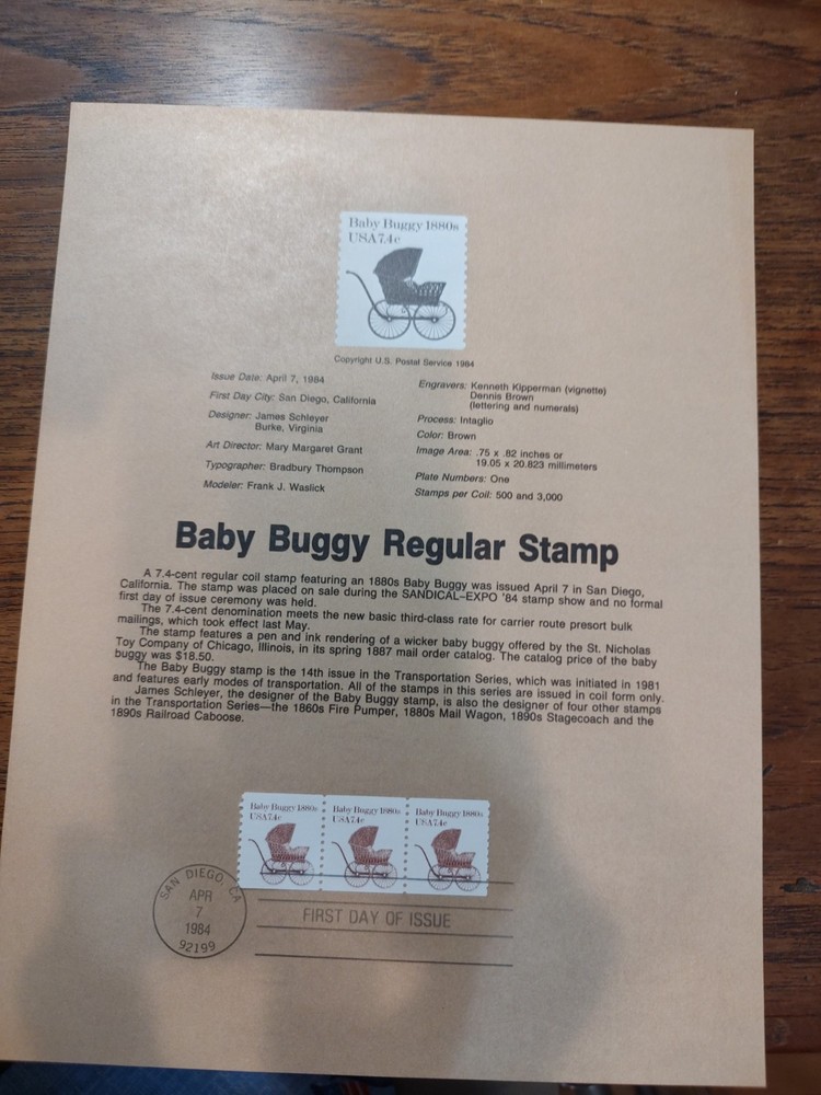 US 7 souvenir pages from USPS
