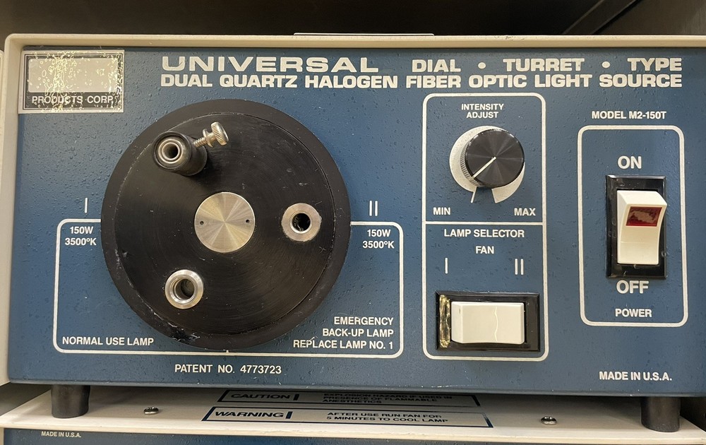 CUDA M2-150 Universal Dual Quartz Halogen Fiber Optic Light Source