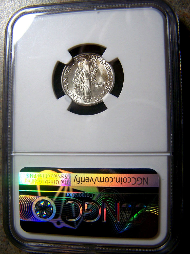 1942 Mercury Dime ~ NGC MS67 ~ Bright White