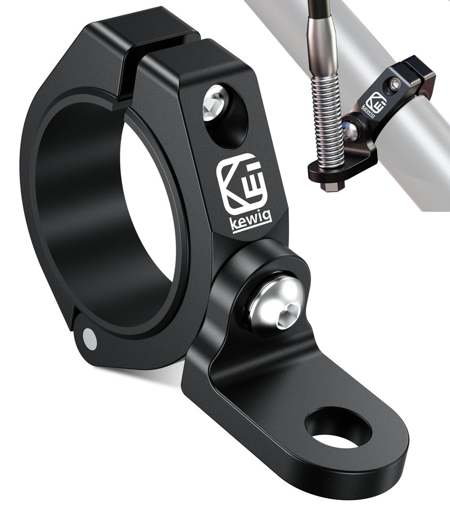 VAZESWIN UTV Whip Light Mount, Solid Aluminium Alloy Flag Black