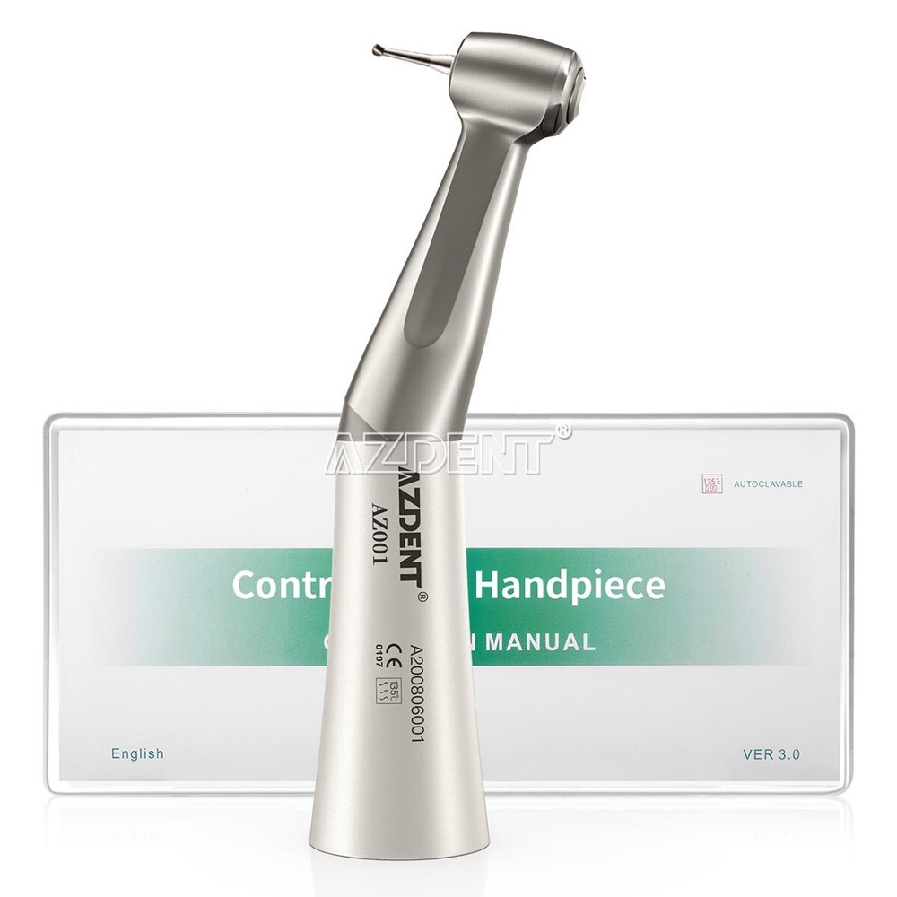 NSK Style Dental Low Slow Speed Handpiece Contra Angle Push Button E-Type Attach