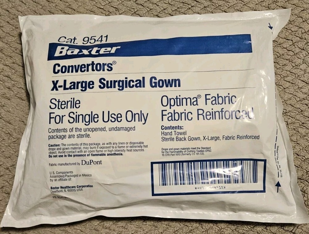 Baxter Convertors XL Surgical Gown