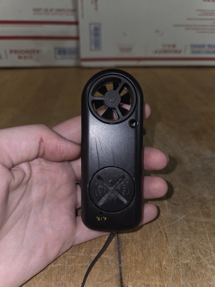Caldwell Wind Wizard, Wind Speed, Temperature, Gauge (Tested Working)
