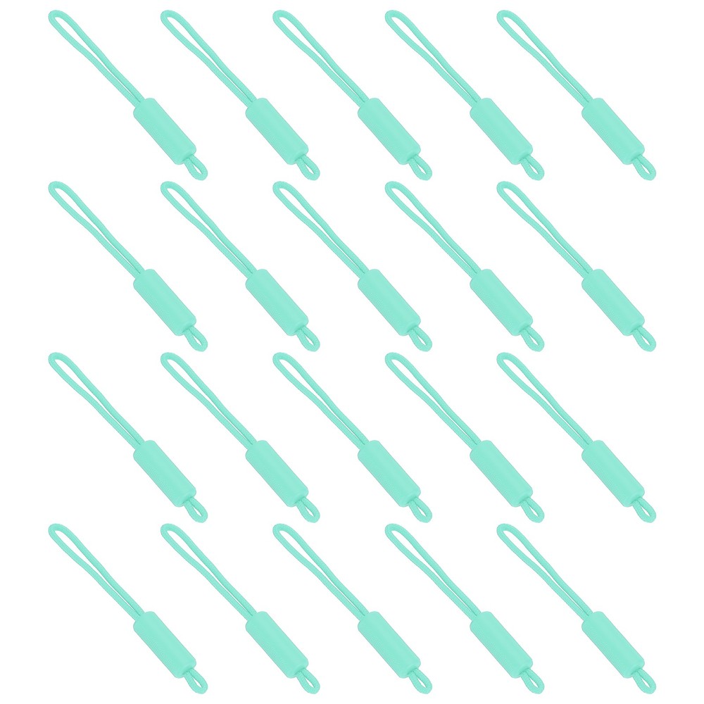 Replacement Zipper Pull Cord, 20Pcs Nylon Zipper Puller Slider, Mint Green