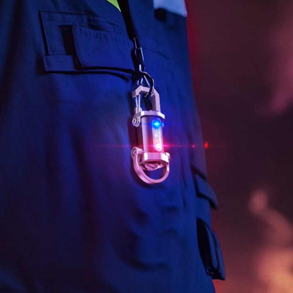 Lightweight Waterproof Mini Flashlight Keychain with Six Lighting Modes