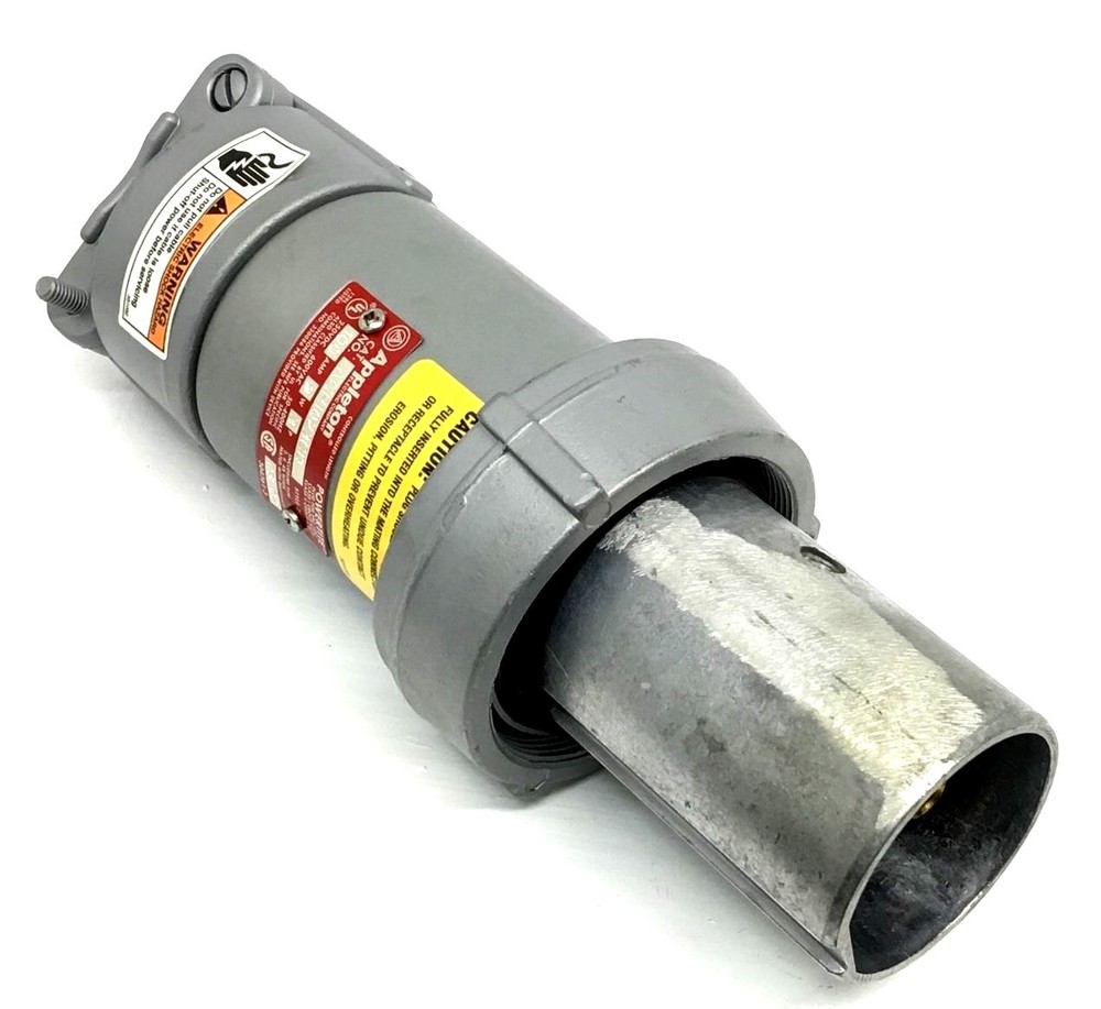 Appleton ACP1023CD 100 Amp Pin & Sleeve Plug 2 Wire 3 Pole Style 2