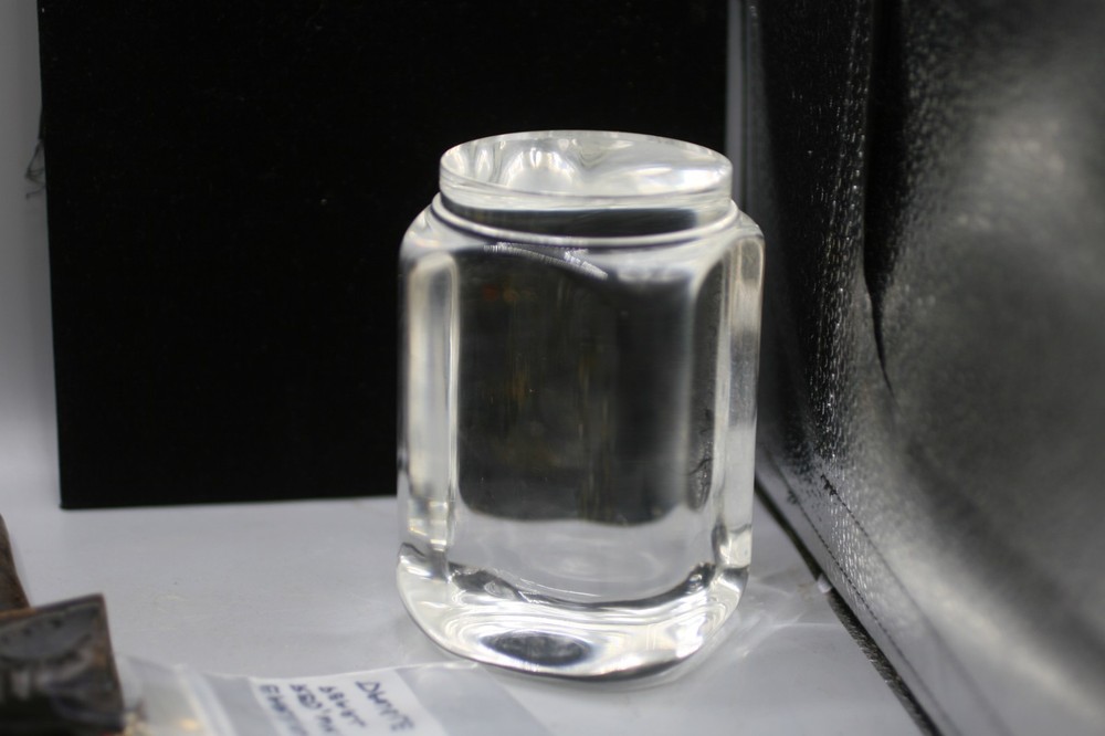 CLEAR ACRYLIC JAR PROTOTYPE PAPERWEIGHT D1