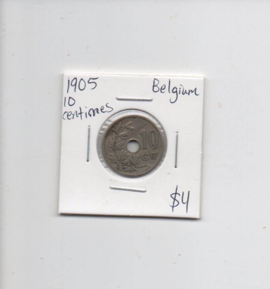 1905 Belgium 10 Centimes