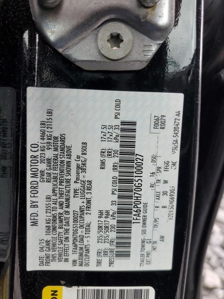 FUSION 2016 Transmission Shift 984233