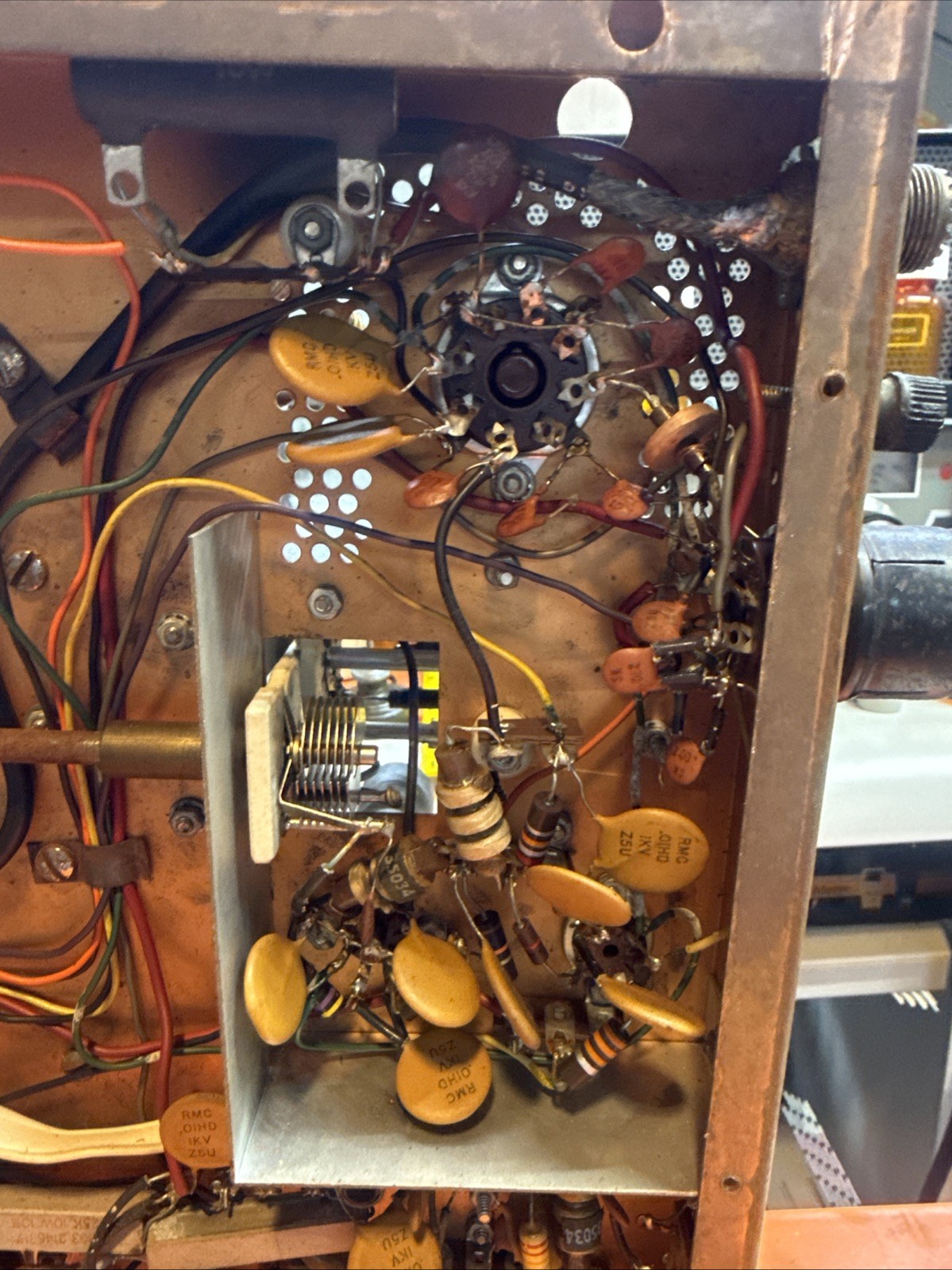 EICO CW AMATEUR TRANSMITTER MODEL 720 Ham Radio Works On 40 Low Output