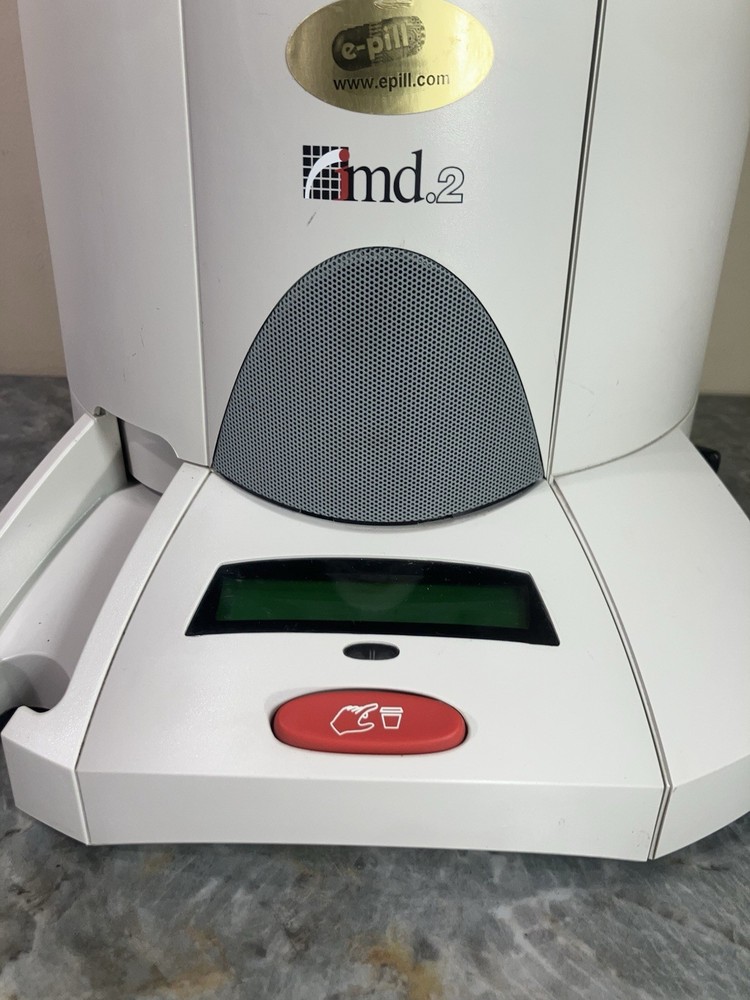 EPill MD2 Locking Automatic Pill Dispenser Untested Needs Power Supply G3D