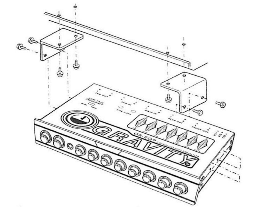 Gravity 7 Band Graphic Equalizer GR-EQ9