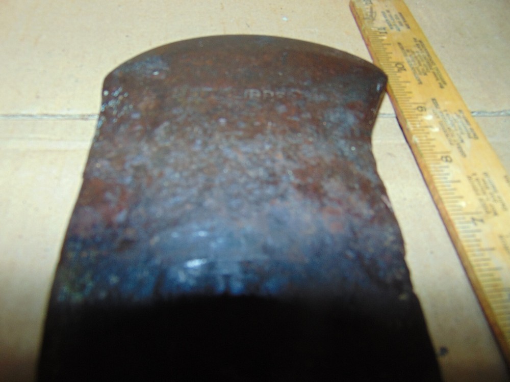 Very Old Double Edged Axe Head "Knot Klipper"