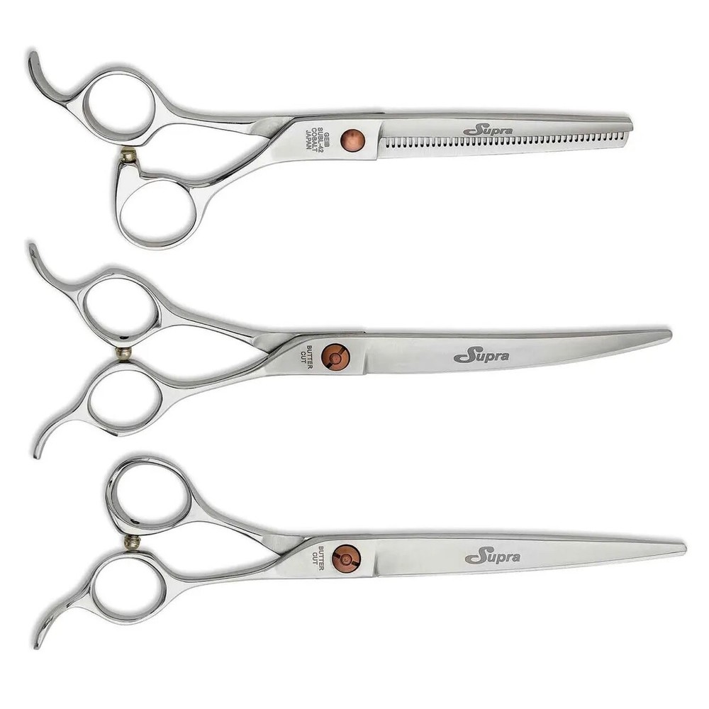 Professional Quality Geib Supra Sharp Shears Straight Curved Thinner or Set!