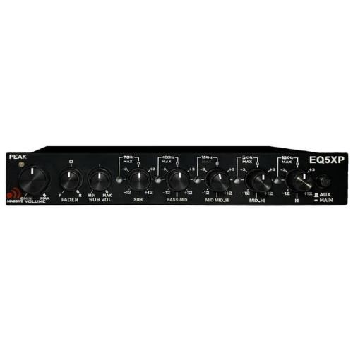 Massive Audio EQ5XP 5 Band Parametric Equalizer with Built-in 3-Way Crossover