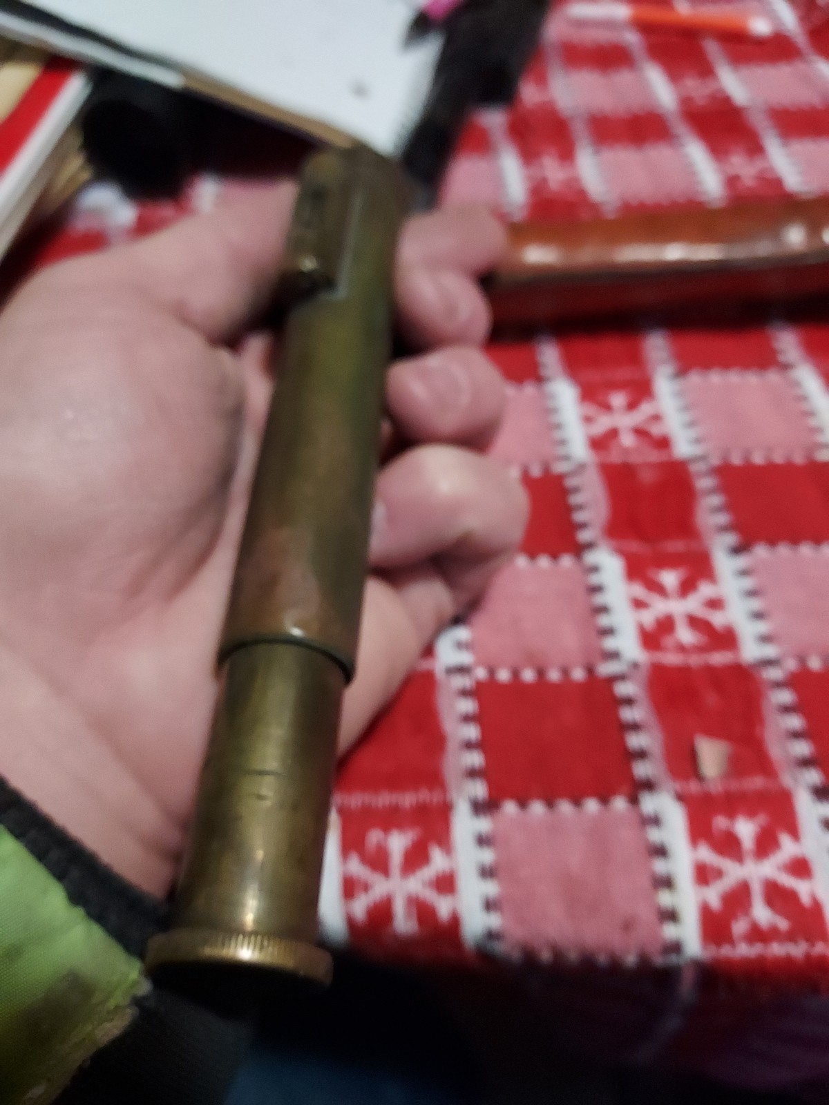 KUKER-RANKEN hand held all brass sight level,scope pat: 1741422 working Antique