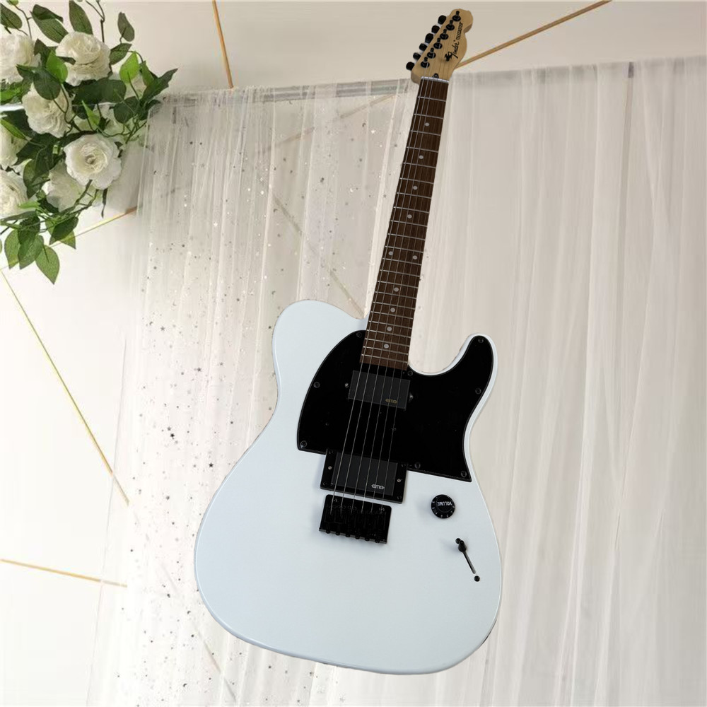 エレキギター、新品、色白黒2色、送料無料、空輸、高品質、音質優美、6弦