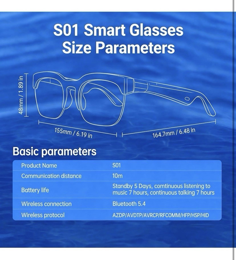 Sunglasses & Bluetooth Glasses