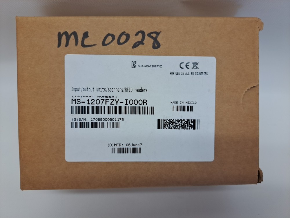 Zebra MS-1207FZY-I000R Fixed-Mount Barcode Scanner   NEW * -