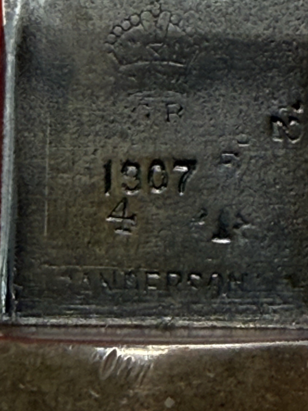 Original WW1 Era Canadian M1907 SMLE Bayonet 1918 Sanderson Arsenal