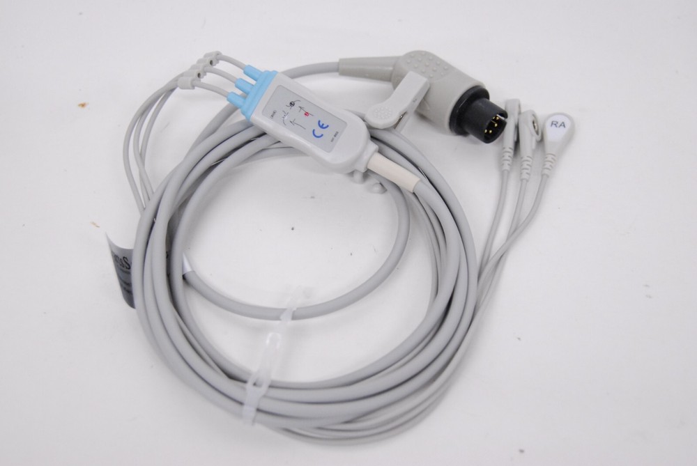 AAMI 2340RS 6-Pin 3-Lead ECG Cable