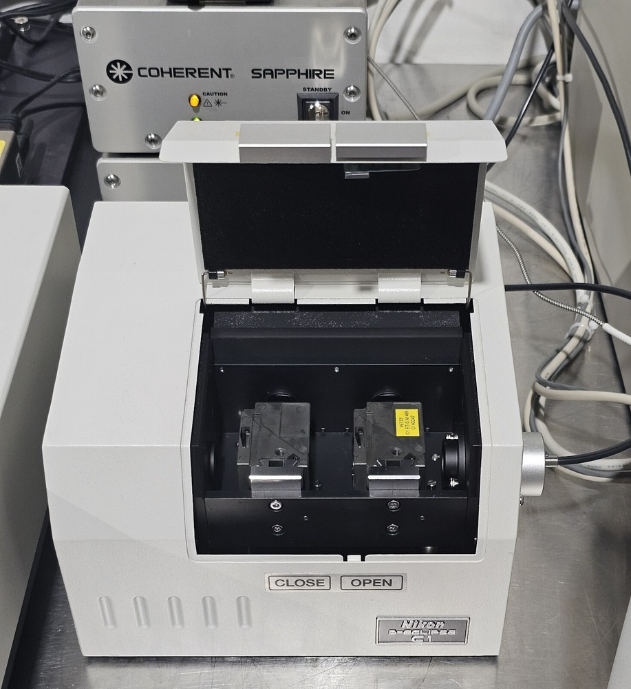 Nikon D-Eclipse C1 Confocal Microscope System w/Coherent Sapphire Laser Unit