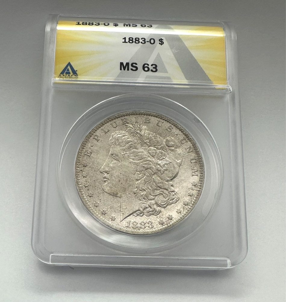 1883-O Morgan Dollar MS63 ANACS
