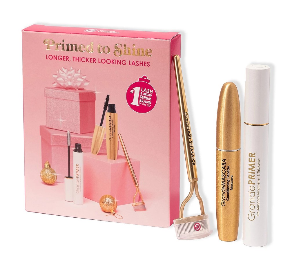 Grande Cosmetics Prime Time Lashes 3pc Set Null New